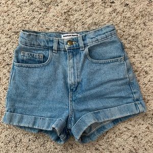 American Apparel High-Waisted Denim Shots